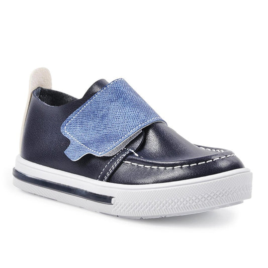 21K01 Navy Blue-White Children's Shoes