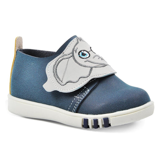 21K03 Navy Blue-Yellow Children's Casual Shoes