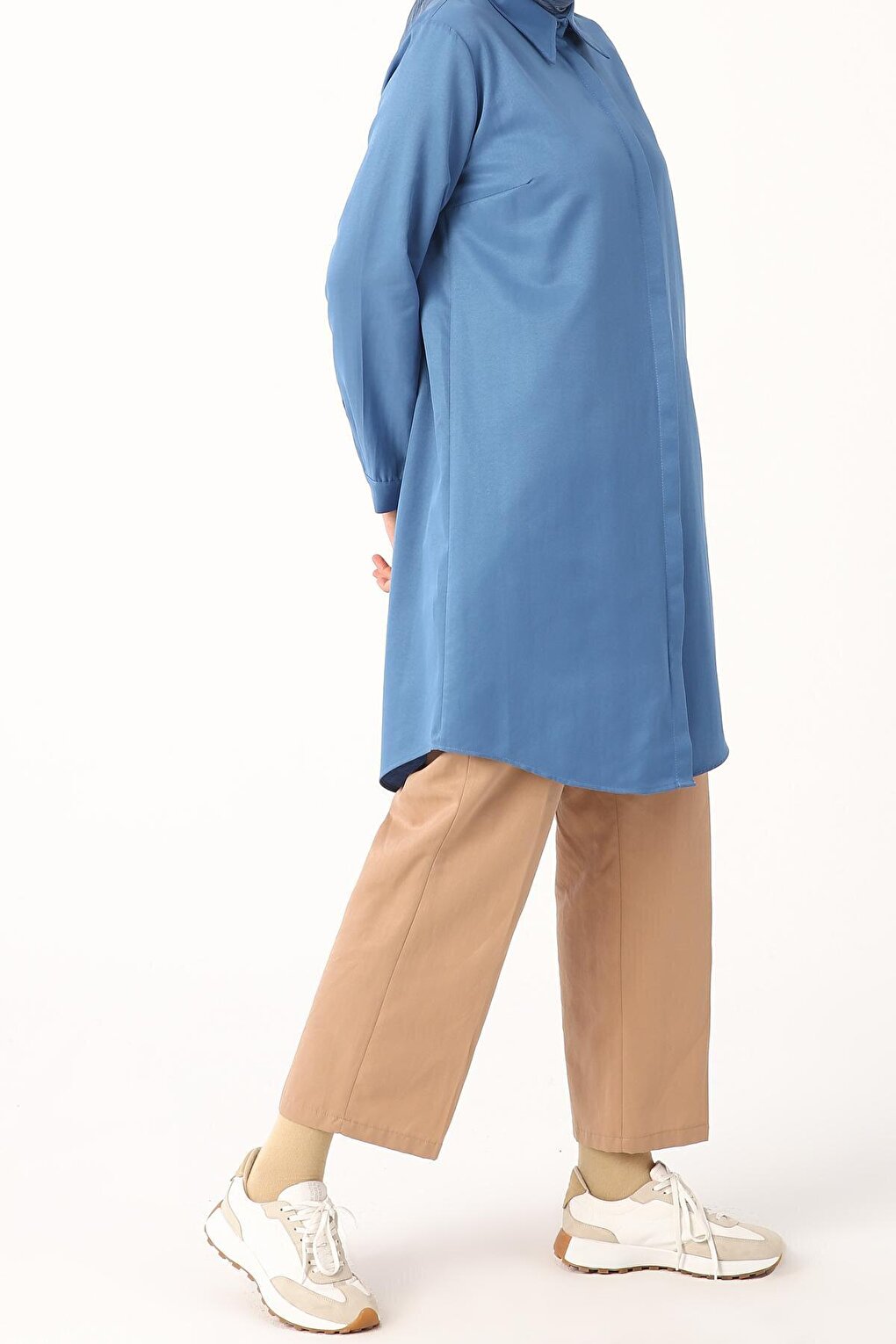 Saks Hidden Placket Shirt Tunic