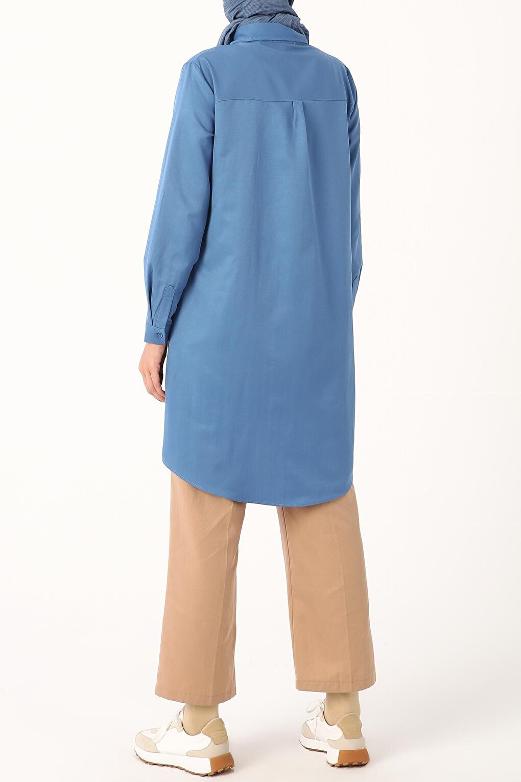 Saks Hidden Placket Shirt Tunic