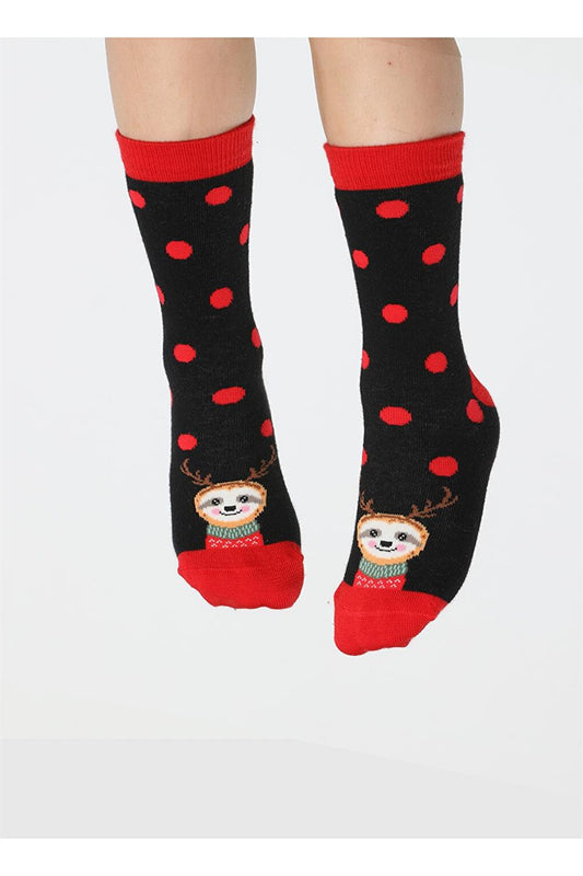 Like Deer Dotted Girl's Socks