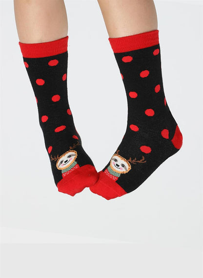 Like Deer Dotted Girl's Socks