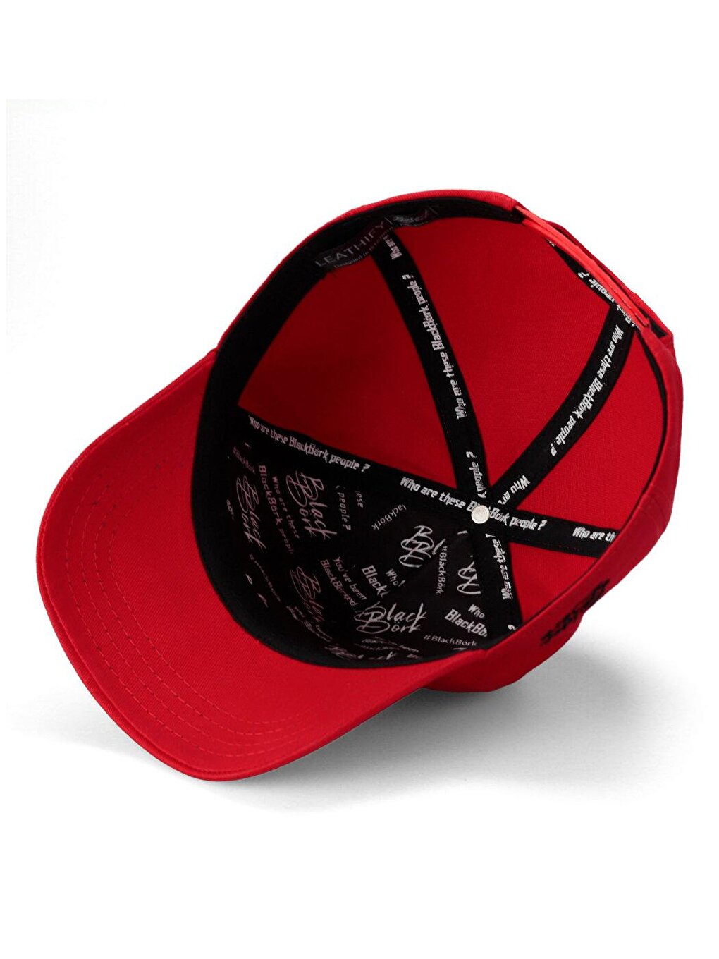 V1 Baseball Bull - Unisex Red Hat (Cap) with 2 Code Logo