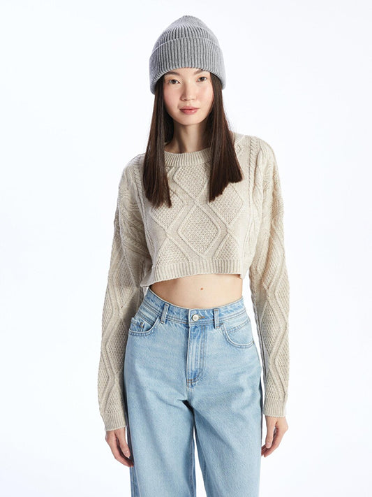 Knitted Crop Sweater