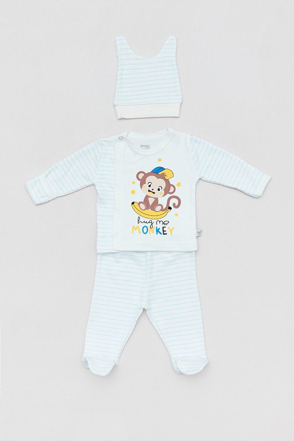 Monkey Printed 3-Piece Kids Set