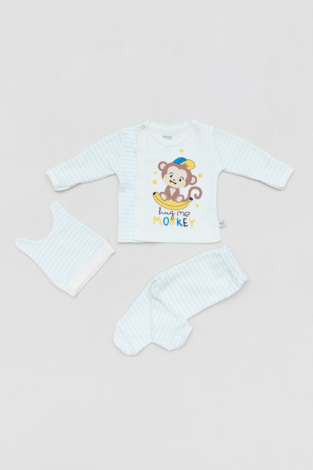 Monkey Printed 3-Piece Kids Set