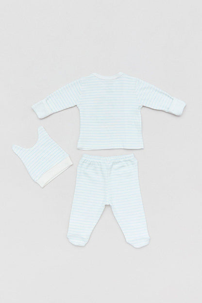 Monkey Printed 3-Piece Baby Set