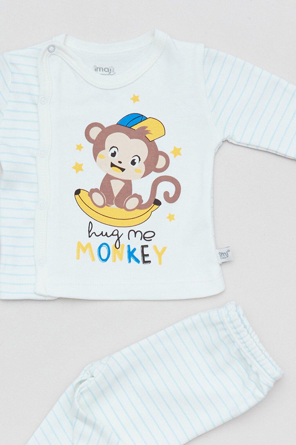 Monkey Printed 3-Piece Baby Set