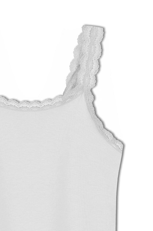 Cotton Lace Thin Strap Women's Undershirt