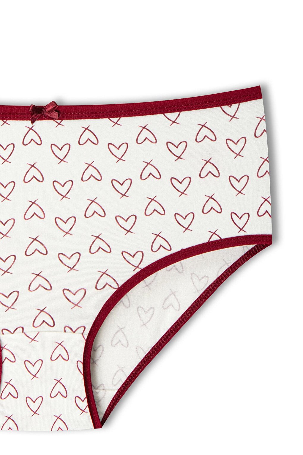 Cotton Patterned Plus Size Women's Panties 3-Piece