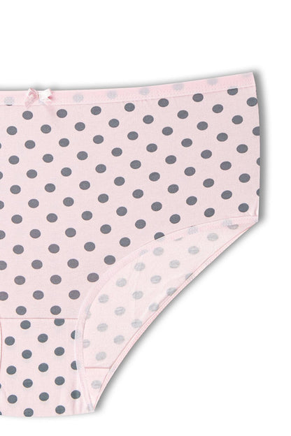 Cotton Patterned Plus Size Women's Panties 3-Piece