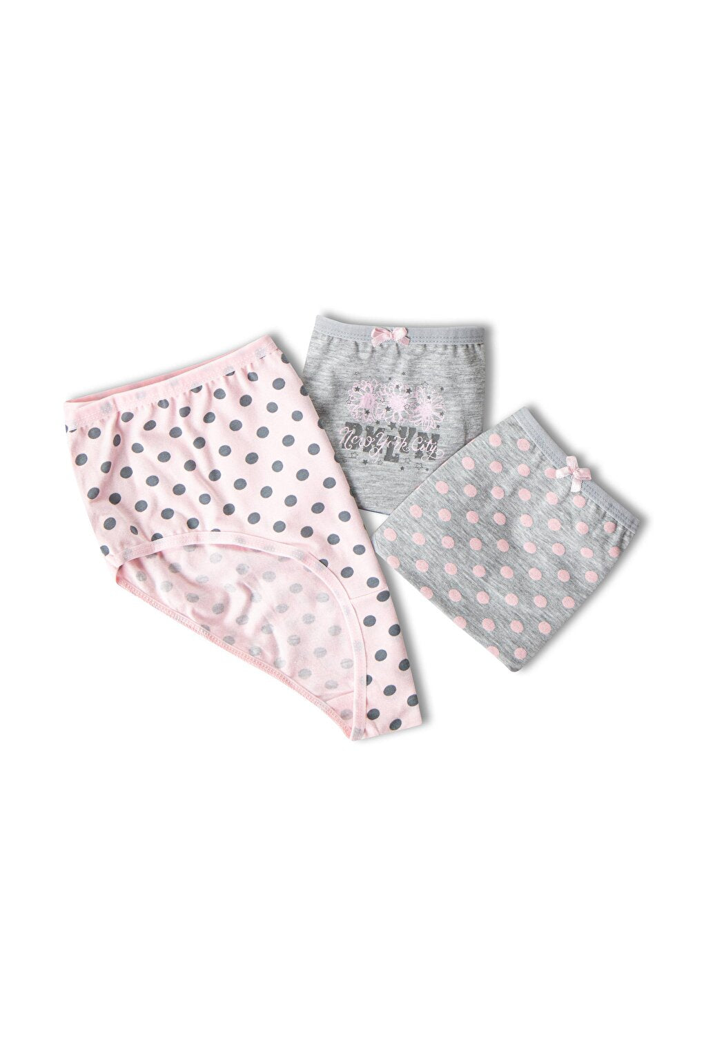 Cotton Patterned Plus Size Women's Panties 3-Piece