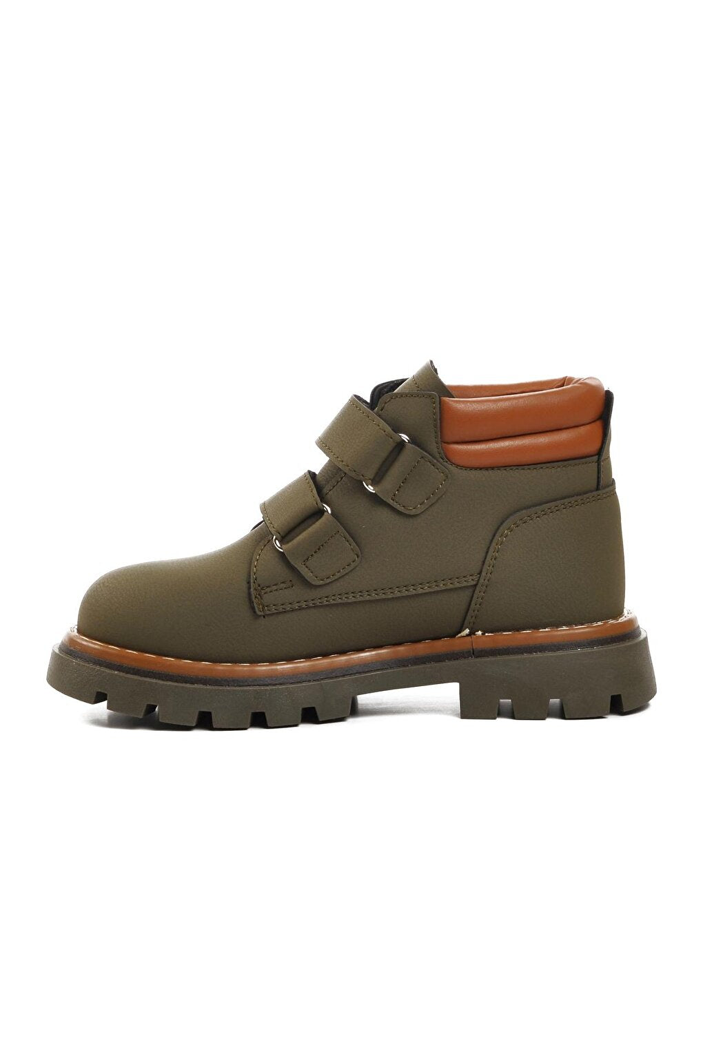 Ctaye-P Khaki-Taba Children's Boots with Fleece Inside