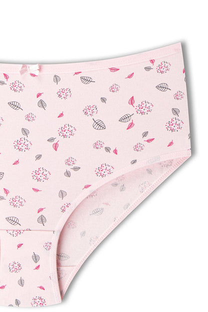 Cotton Patterned Plus Size Women's Panties 3-Piece