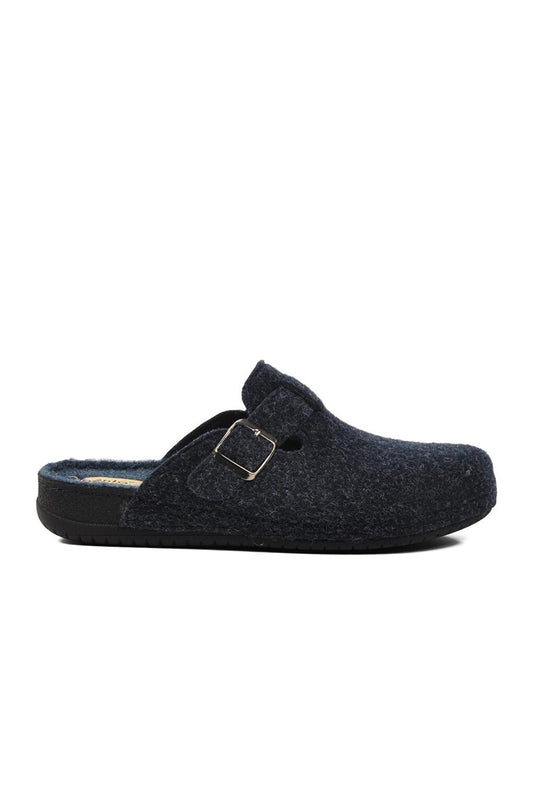 K-12113 Navy Blue Men's Sabo Slippers