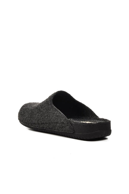 K-12115 Black Men's Sabo Slippers