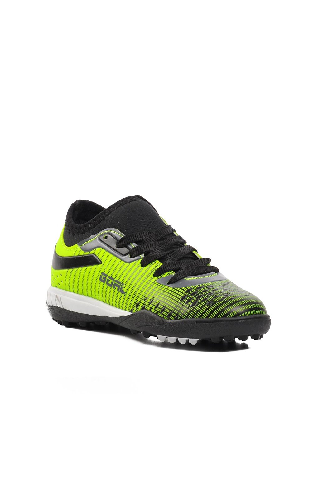 1011-P Green-Black-Smoked Children's Astroturf Field Shoes