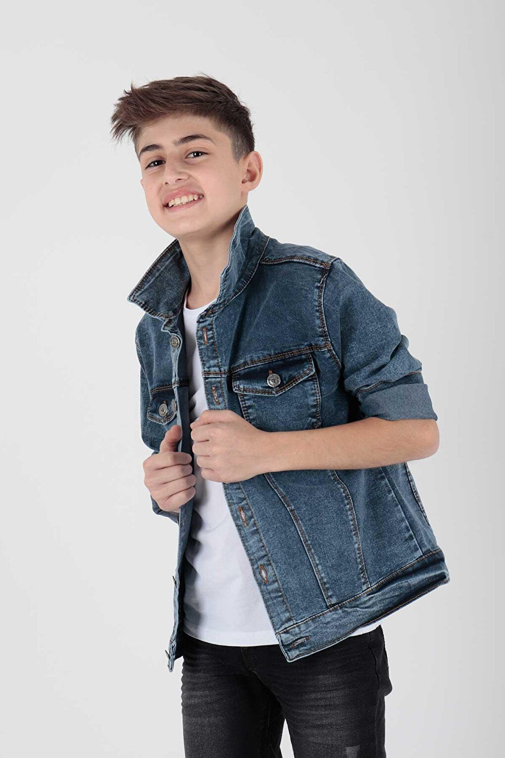 Boy's Jean Jacket Casual Fashionable Ak22145123