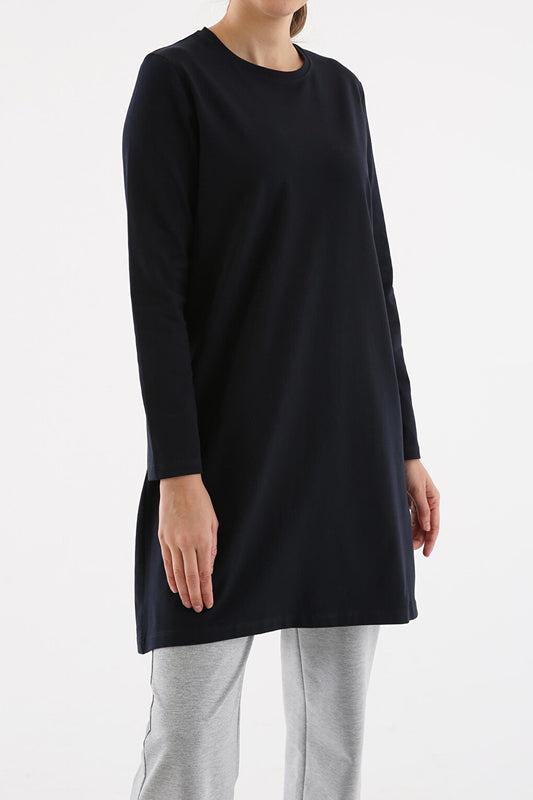 Navy Blue Basic Supreme Tunic