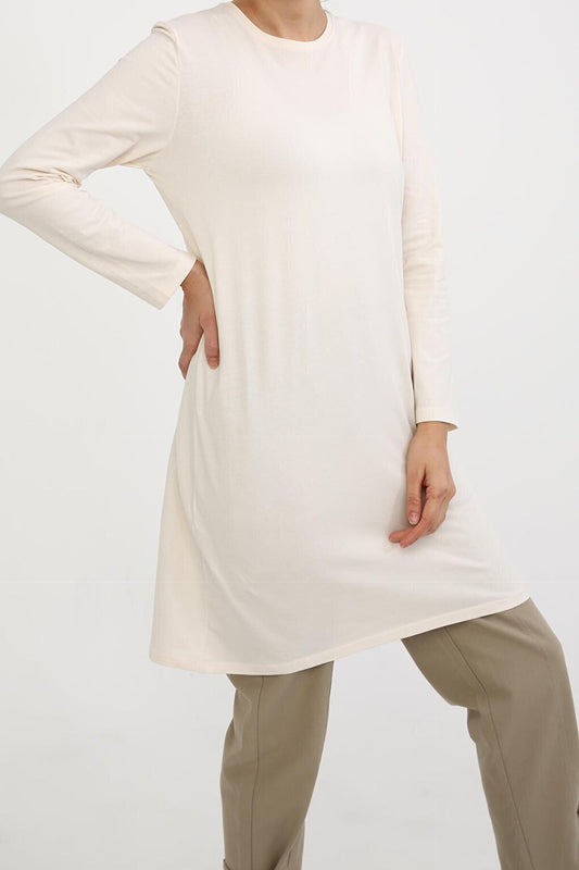 Ecru Basic Supreme Tunic