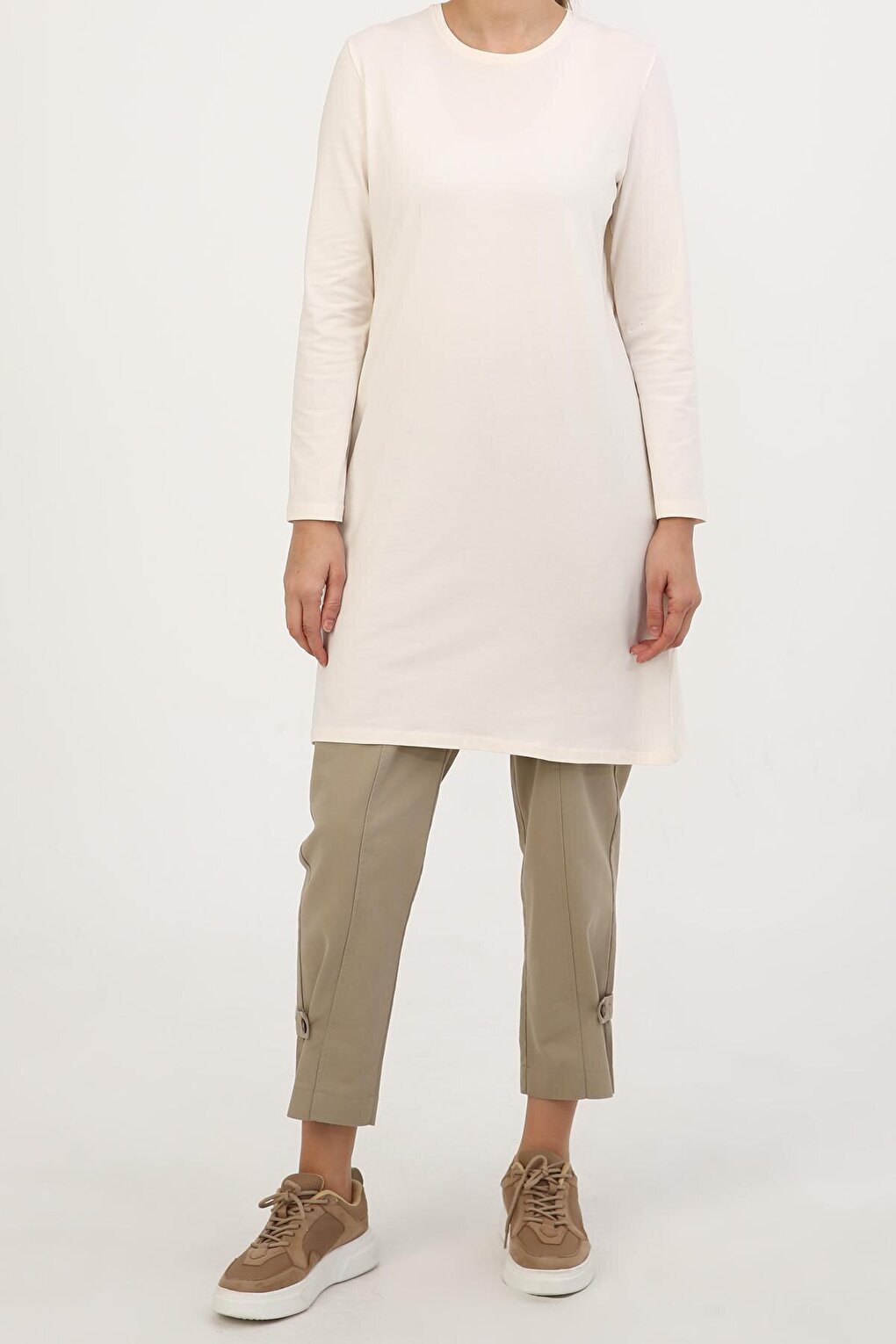 Ecru Basic Supreme Tunic