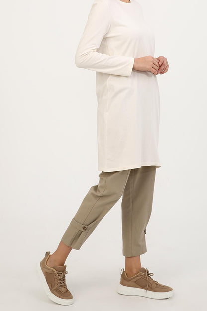 Ecru Basic Supreme Tunic