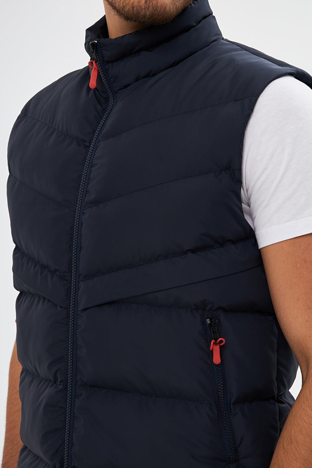 Men's Lined Water and Windproof Inflatable Vest DY-3000