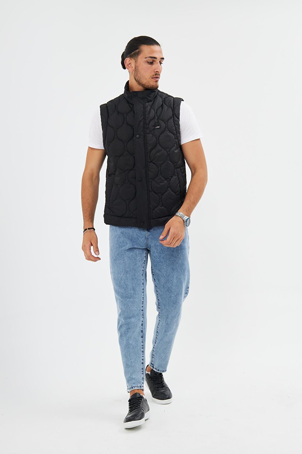 Men's Onion Pattern Quilted Vest KY-3000