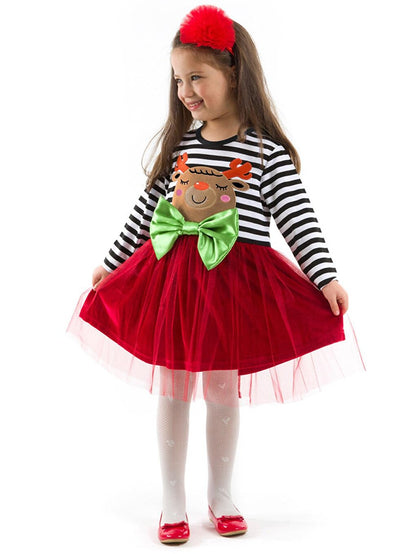 Stinky Girl Tulle Christmas Red Dress