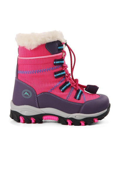 961-P Fuchsia-Purple Children's Snow Boots