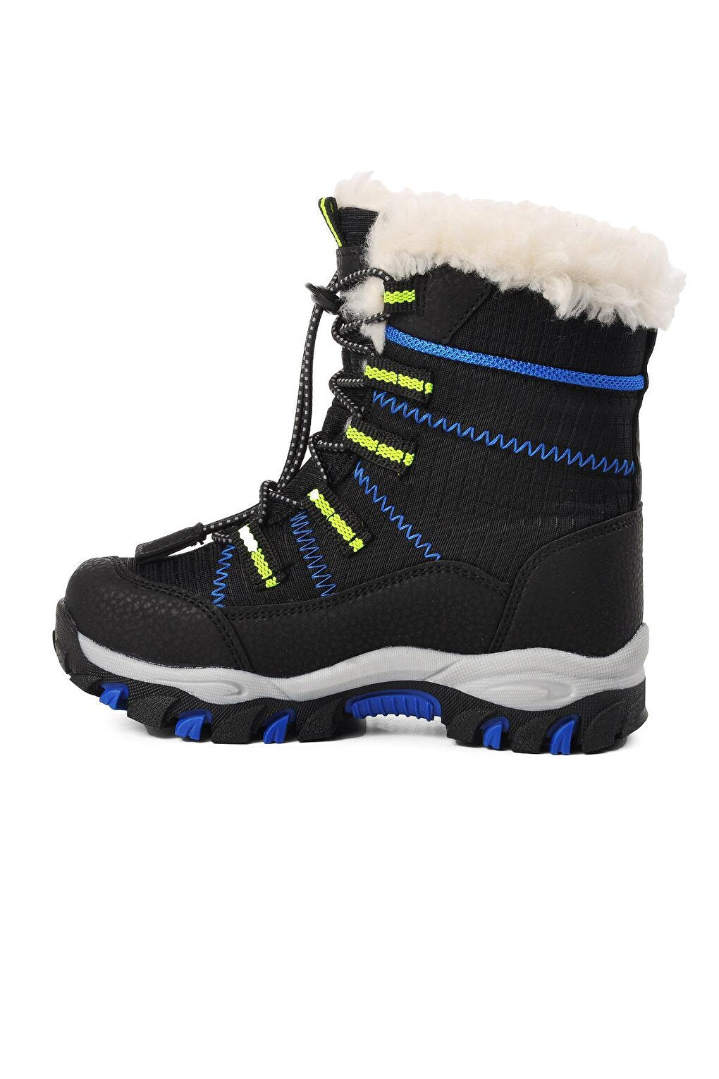 961-P Black-Sax Kids Snow Boots