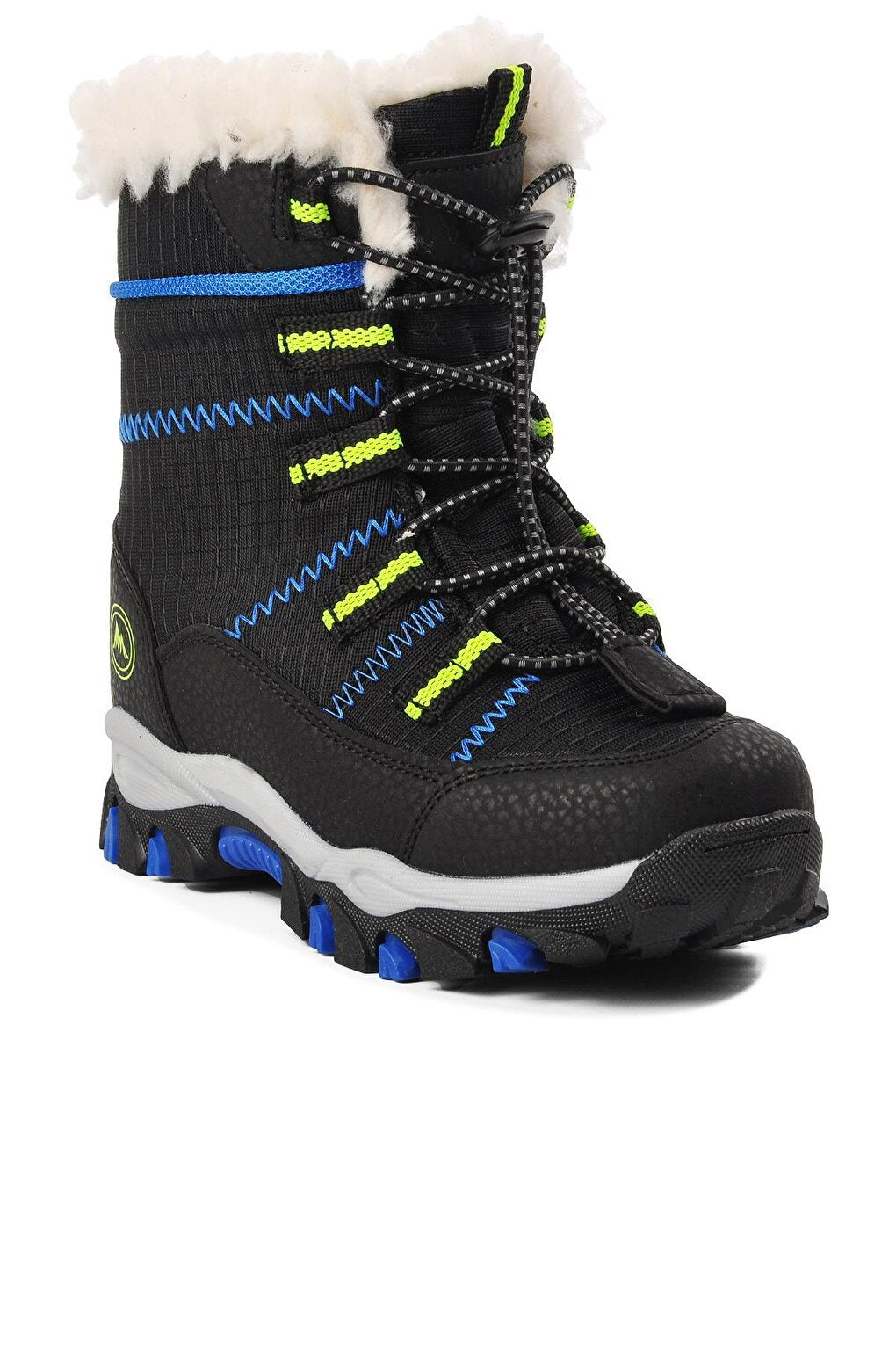 961-P Black-Sax Kids Snow Boots