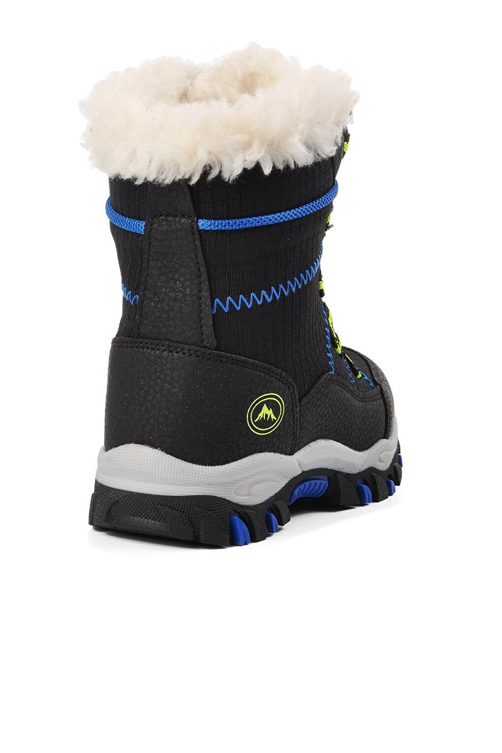 961-P Black-Sax Kids Snow Boots