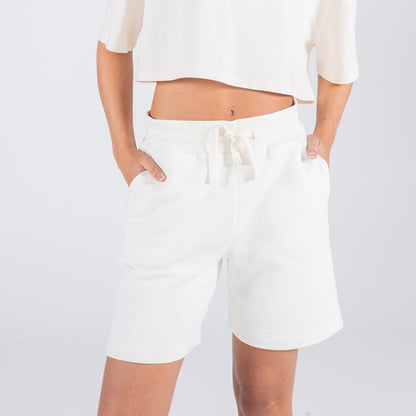 Pina Women's Off-White Elastic Pocket Short Shorts