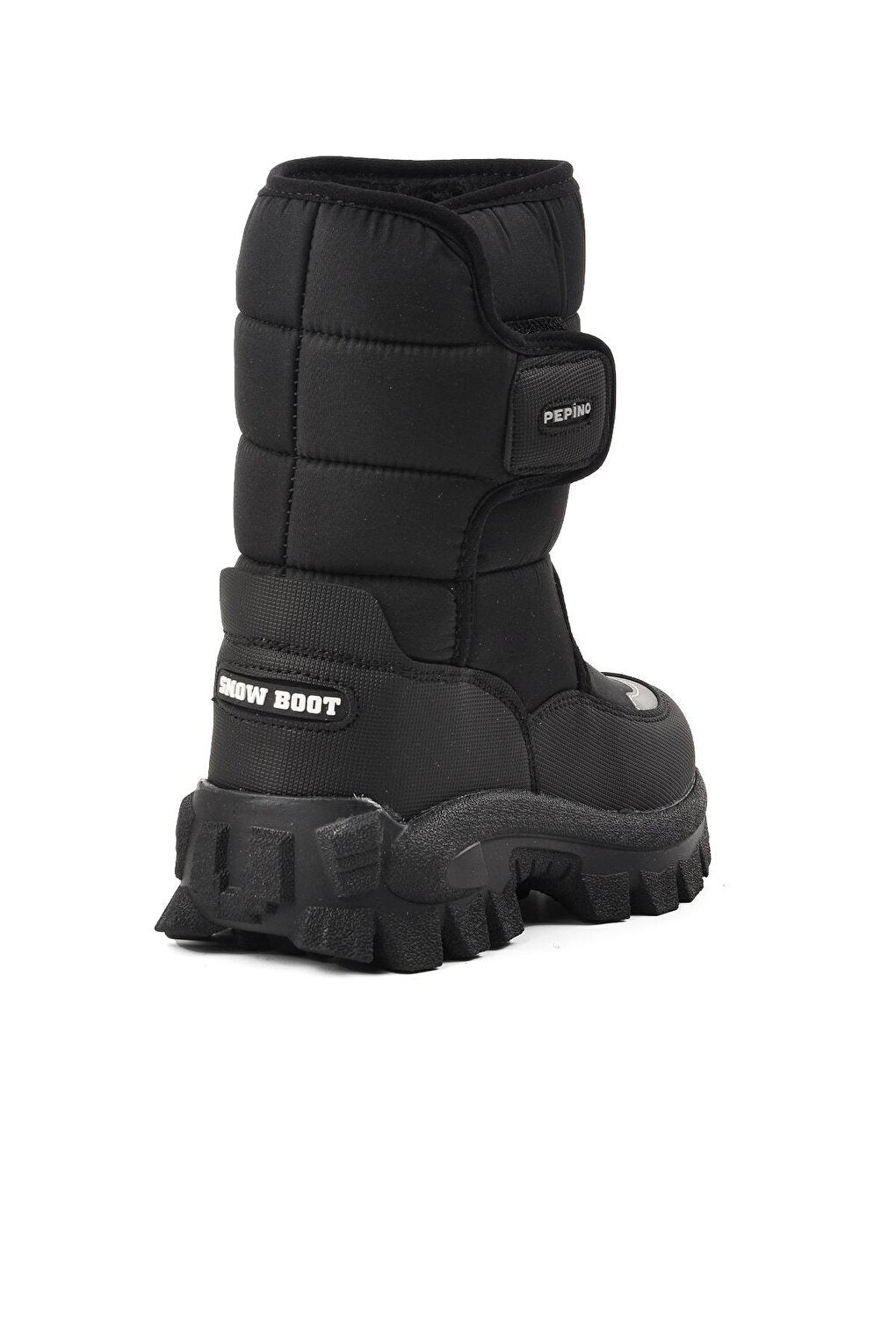 1377-F Black Children's Snow Boots