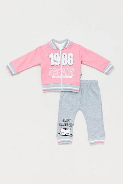 College Jacket 3 Piece Baby Set