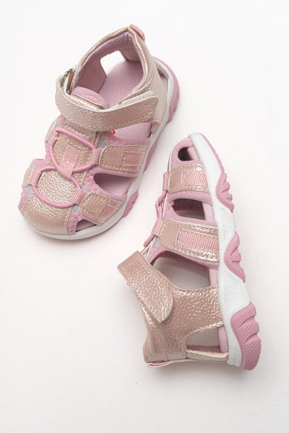 Girl's Powder healthy Supported Outdoor Children's Sandals