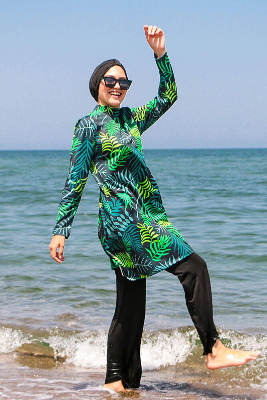 Fully Covered Hijab Swimsuit 1968