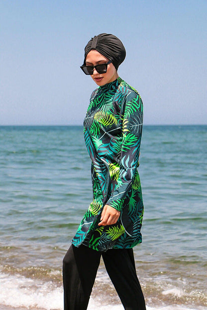 Fully Covered Hijab Swimsuit 1968