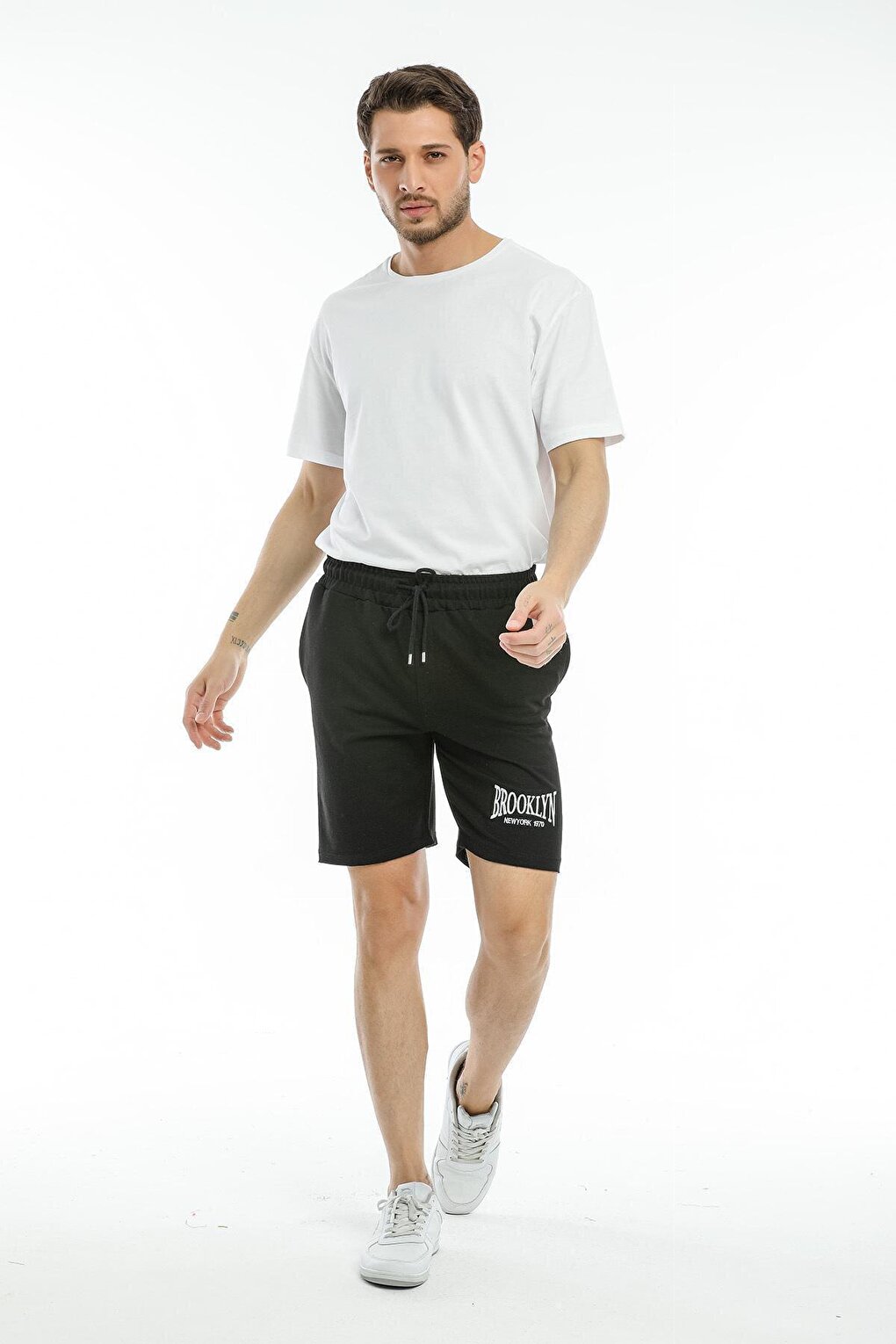 Men's Embroidered Shorts SPR21Y58