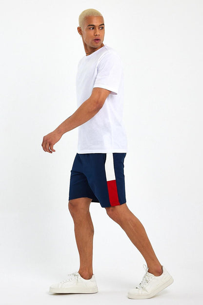 Men's Regular Fit Garnished Shorts SPR23SR321