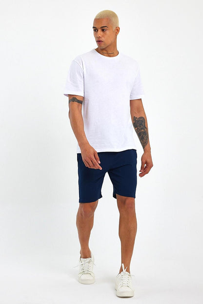 Men's Regular Fit Garnished Shorts SPR23SR321