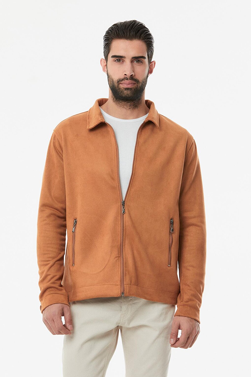 Zippered Basic Jacket