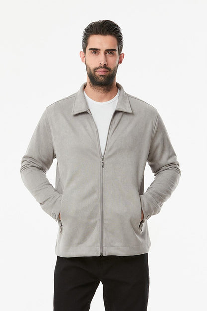 Zippered Basic Jacket