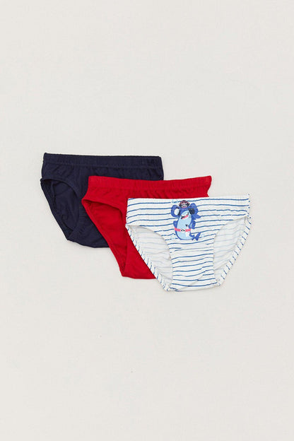 Shark Printed 3-Piece Boys' Briefs