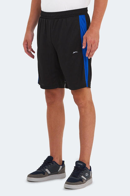 REMAIN Men's Shorts Black / Saks Blue