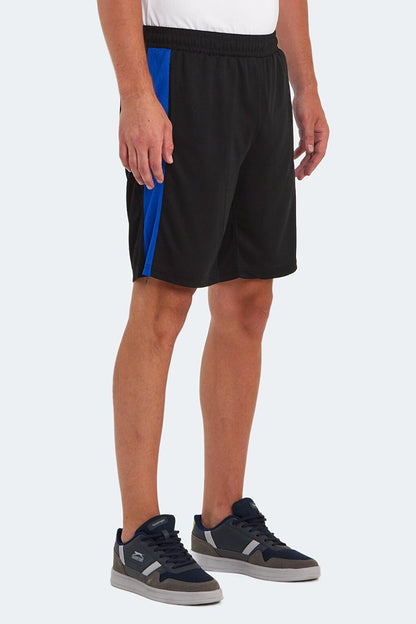 REMAIN Men's Shorts Black / Saks Blue