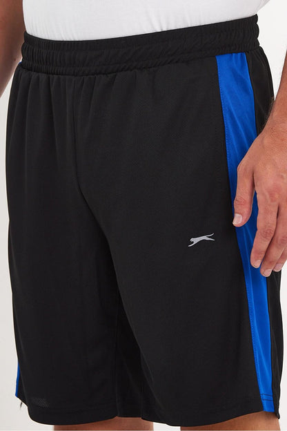 REMAIN Men's Shorts Black / Saks Blue