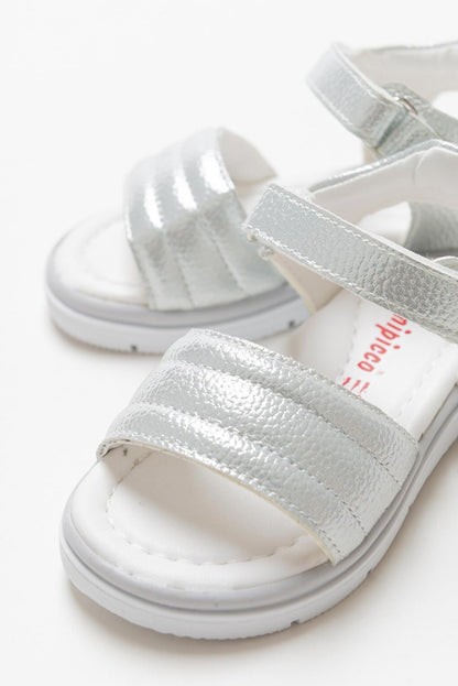 Girl's Silver healthy Supported Children's Sandals