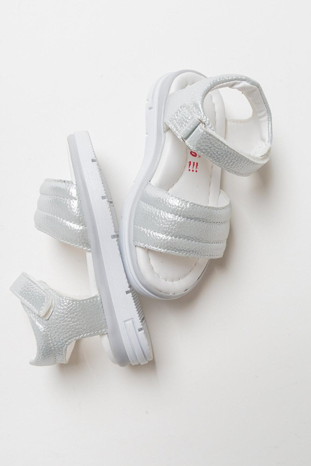 Girl's Silver healthy Supported Children's Sandals